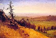Wasatch Mountains and Great Plains in distance, Nebraska Albert Bierstadt